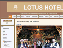 Tablet Screenshot of lotus-hotel.com